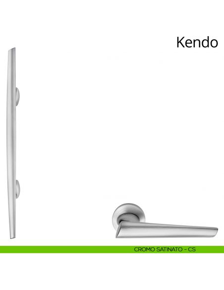 Maniglione per porta Kendo Linea Calì cromo satinato