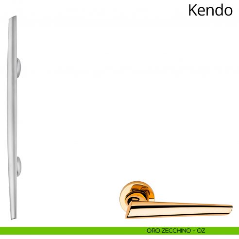 Maniglione per porta Kendo Linea Calì oro zecchino