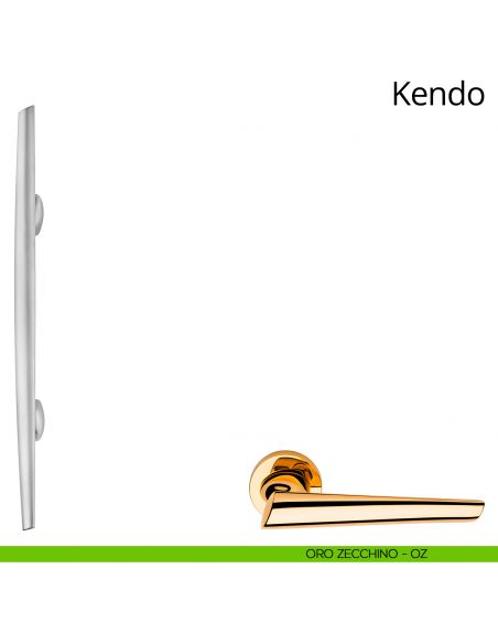 Maniglione per porta Kendo Linea Calì oro zecchino