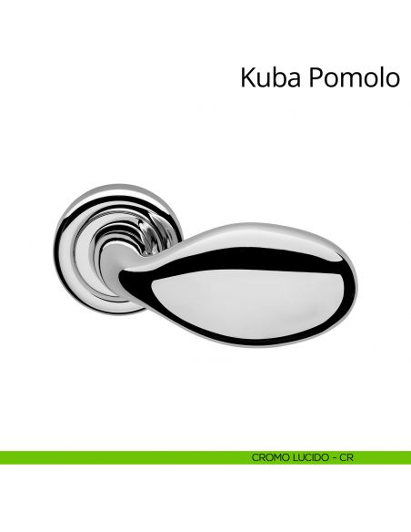 Pomolo per porta girevole Kuba Linea Calì cromo