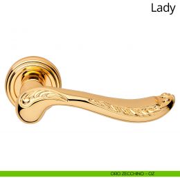 Maniglia per porta interna Lady Linea Calì rosetta tonda 2