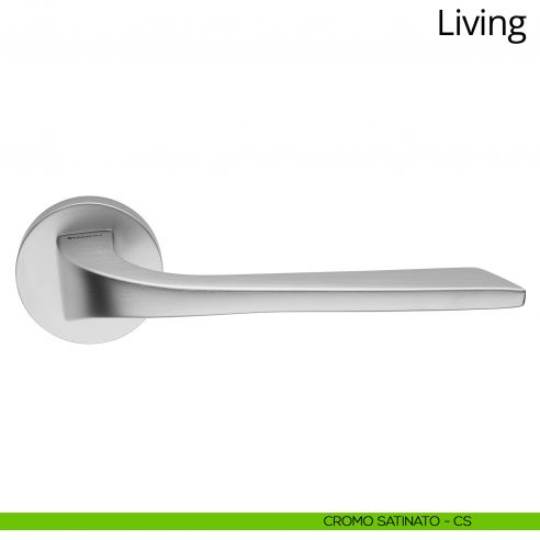 Maniglia per porta interna Living Linea Calì rosetta tonda bassa