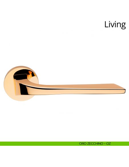 Maniglia per porta interna Living Linea Calì rosetta tonda bassa