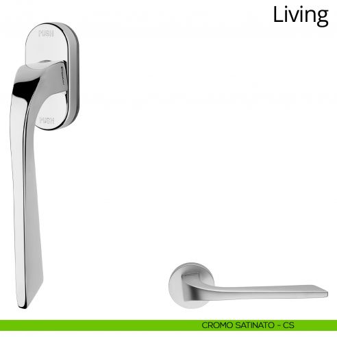 Maniglia per finestra martellina DK antintrusione Living Linea Calì