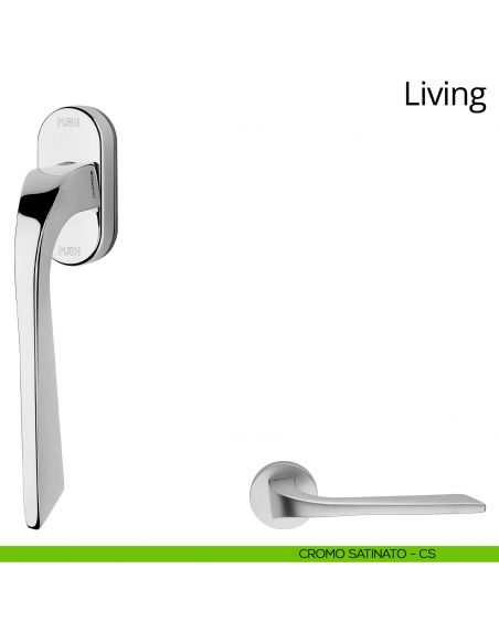 Maniglia per finestra martellina DK antintrusione Living Linea Calì