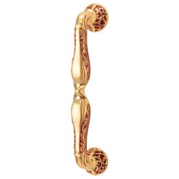 Maniglione dritto per porta Liberty Linea Calì con rosette tonde