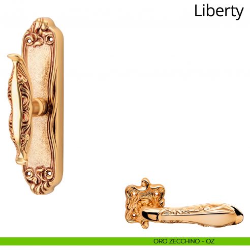 Maniglia per finestra cremonese Liberty Linea Calì oro zecchino