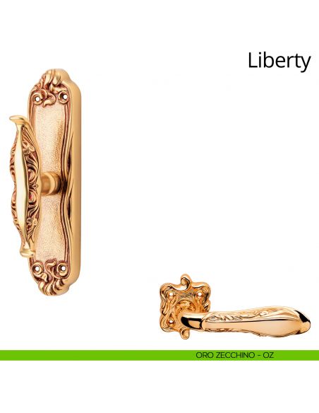 Maniglia per finestra cremonese Liberty Linea Calì oro zecchino