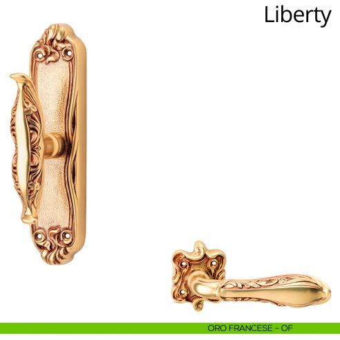 Maniglia per finestra cremonese Liberty Linea Calì oro francese