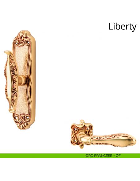 Maniglia per finestra cremonese Liberty Linea Calì oro francese