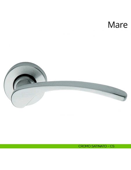 Maniglia per porta interna Mare Linea Calì cromo satinato