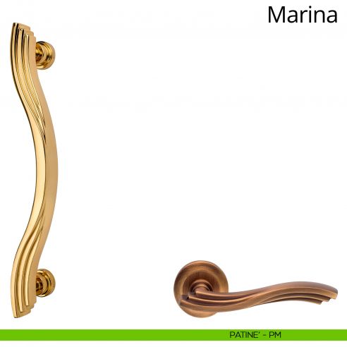 Maniglione per porta Marina Linea Calì patinè