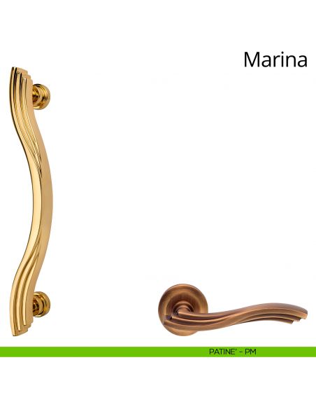 Maniglione per porta Marina Linea Calì patinè