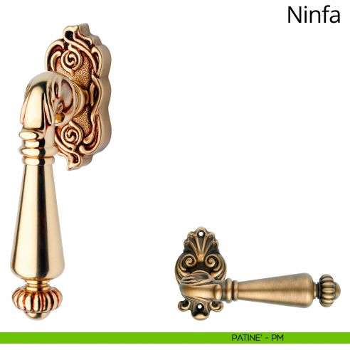 Maniglia per finestra martellina DK Ninfa Linea Calì patinè