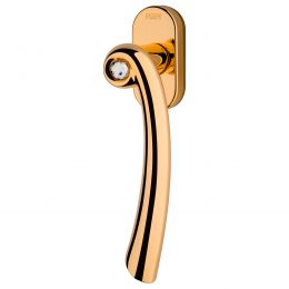 Maniglia con Swarovski per finestra martellina DK antintrusione Nau Crystal Linea Calì