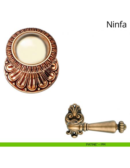 Pomolo per porta fisso Ninfa Linea Calì patinè