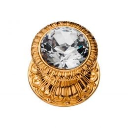 Pomolo con Swarovski per porta fisso Ninfa Crystal Linea Calì