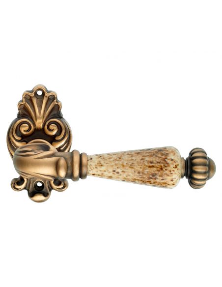 Maniglia con porcellana per porta interna Ninfa Porcellana Linea Calì rosetta artistica