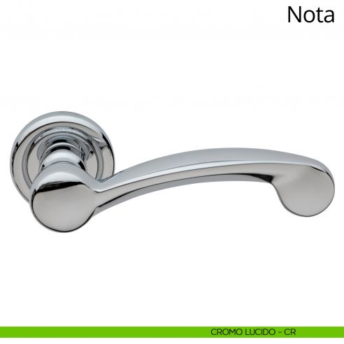 Maniglia per porta interna Nota Linea Calì cromo lucido