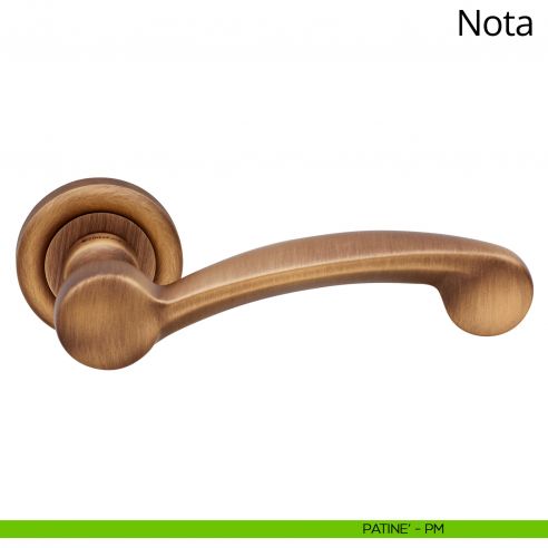 Maniglia per porta interna Nota Linea Calì patinè