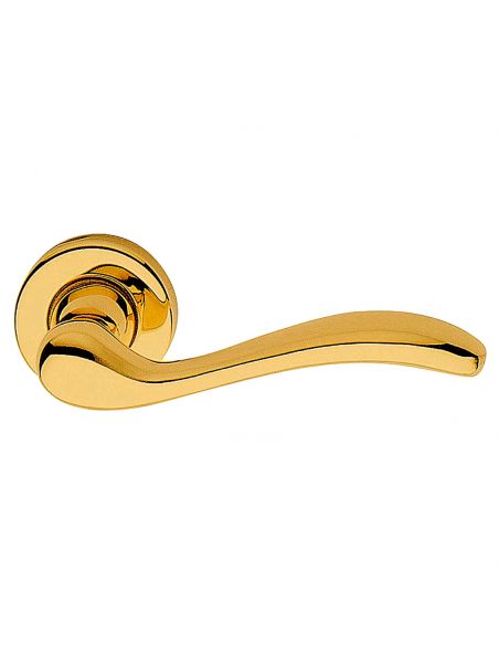 Maniglia per porta interna Onda Linea Calì con rosetta semplice