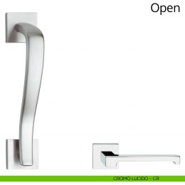 Maniglione per porta Open Linea Calì con rosette 2