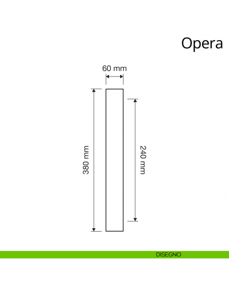 Maniglione Swarovski su placca Opera Crystal Linea Calì disegno