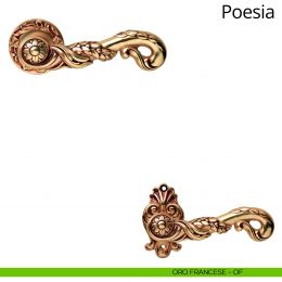 Maniglia per porta interna Poesia Linea Calì con rosetta tonda 2