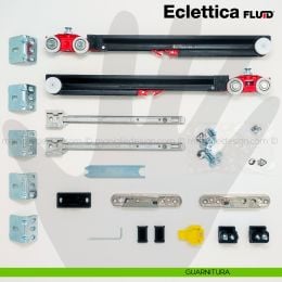 Binario per porta scorrevole ammortizzato Eclettica Fluid Terno Scorrevoli 120 kg 2