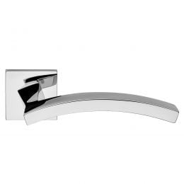 Maniglia per porta interna Profilo Linea Calì rosetta quadrata tradizionale