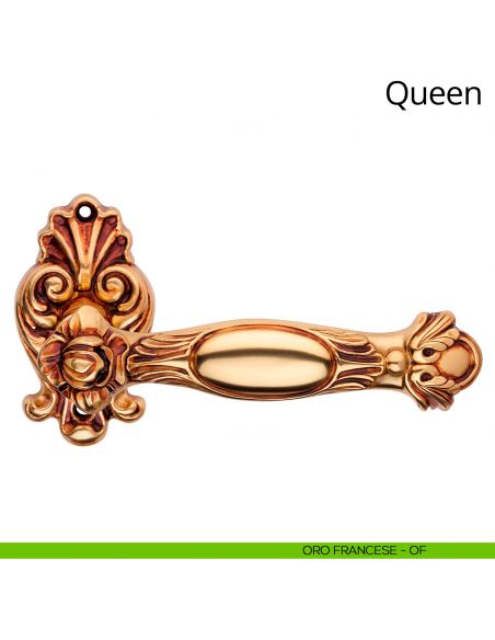 Maniglia per porta interna Queen Linea Calì con rosetta artistica