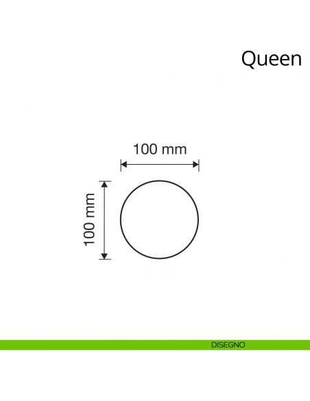Pomolo per porta fisso Queen Linea Calì disegno
