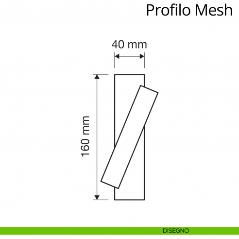 Maniglia con Swarovski per finestra cremonese Profilo Mesh Linea Calì disegno