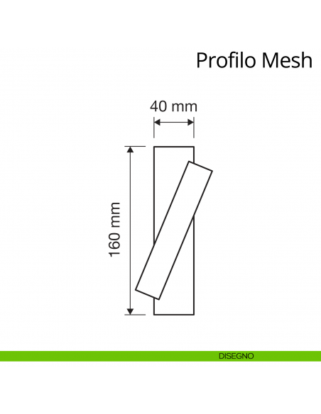 Maniglia con Swarovski per finestra cremonese Profilo Mesh Linea Calì disegno