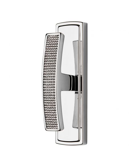 Maniglia con Swarovski per finestra cremonese Profilo Mesh Linea Calì