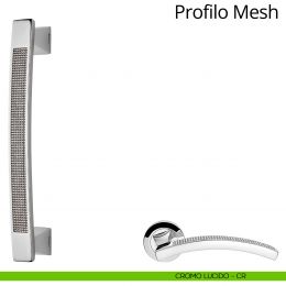 Maniglione con Swarovski per porta Profilo Mesh Linea Calì 2