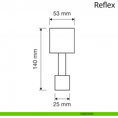 Appendiabiti a parete con cristallo Swarovski Reflex Linea Calì disegno