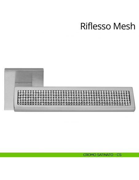 Riflesso Mesh Linea Calì cromo satinato + mesh cristal