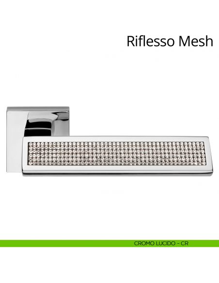 Riflesso Mesh Linea Calì cromo lucido + mesh cristal