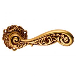 Maniglia per porta interna Rococò Linea Calì con rosetta artistica