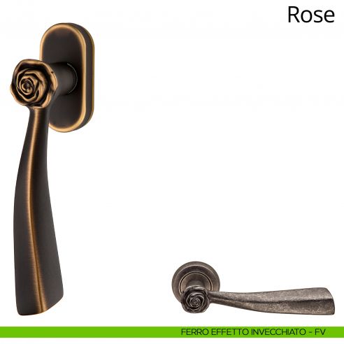 Maniglia per finestra martellina DK Rose Linea Calì