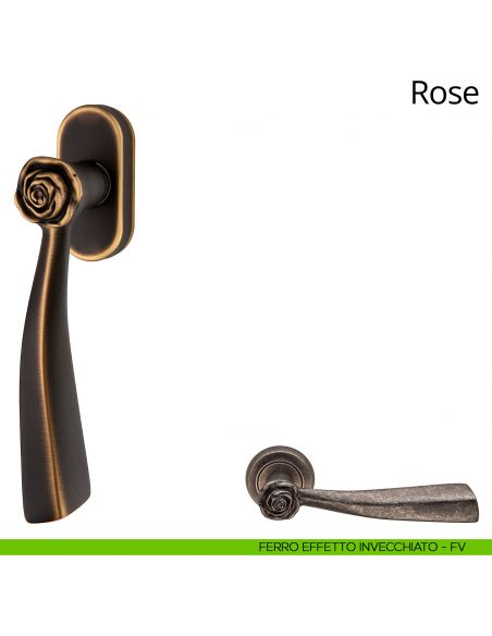 Maniglia per finestra martellina DK Rose Linea Calì