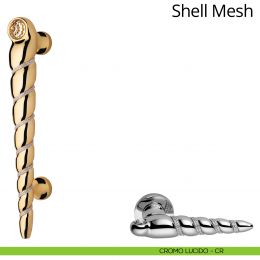 Maniglione singolo con Swarovski per porta Shell Mesh Linea Calì 2