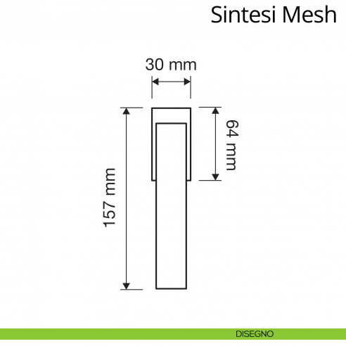 Maniglia per finestra con Swarovski martellina DK Sintesi Mesh Linea Calì disegno