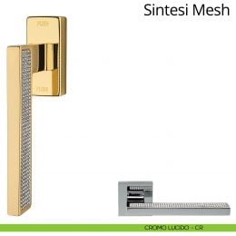 Maniglia per finestra con Swarovski martellina DK antintrusione Sintesi Mesh Linea Calì 2