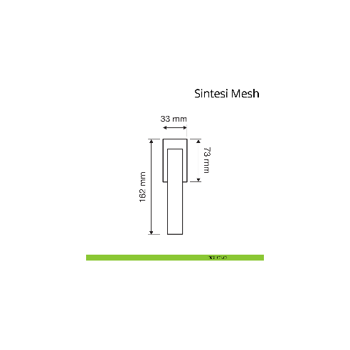 Maniglia per finestra con Swarovski martellina DK antintrusione Sintesi Mesh Linea Calì disegno
