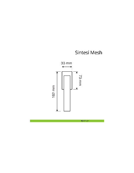Maniglia per finestra con Swarovski martellina DK antintrusione Sintesi Mesh Linea Calì disegno