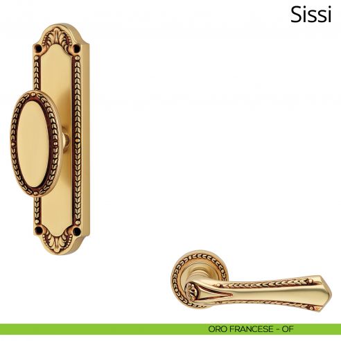 Maniglia per finestra cremonese Sissi Linea Calì oro francese