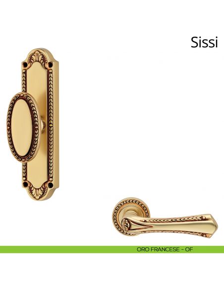 Maniglia per finestra cremonese Sissi Linea Calì oro francese