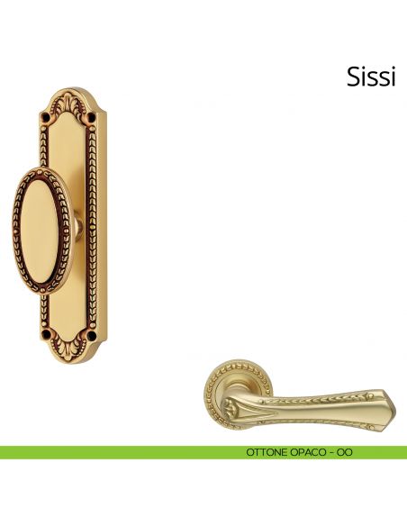 Maniglia per finestra cremonese Sissi Linea Calì ottone opaco